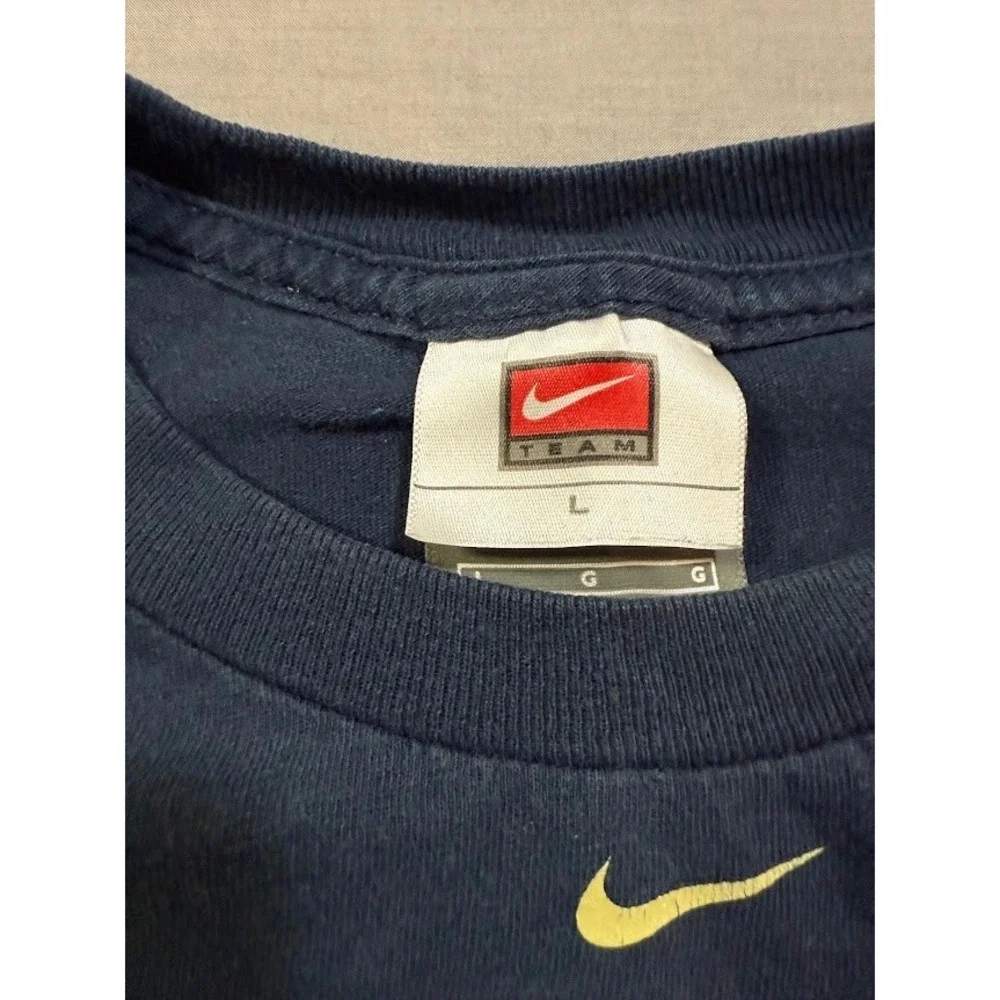 Vintage Pittsburgh Panthers Nike Long Sleeve‎ Tee Men's Large Navy Blue Athletic